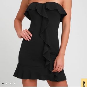 Lulus black dress TAGS ON